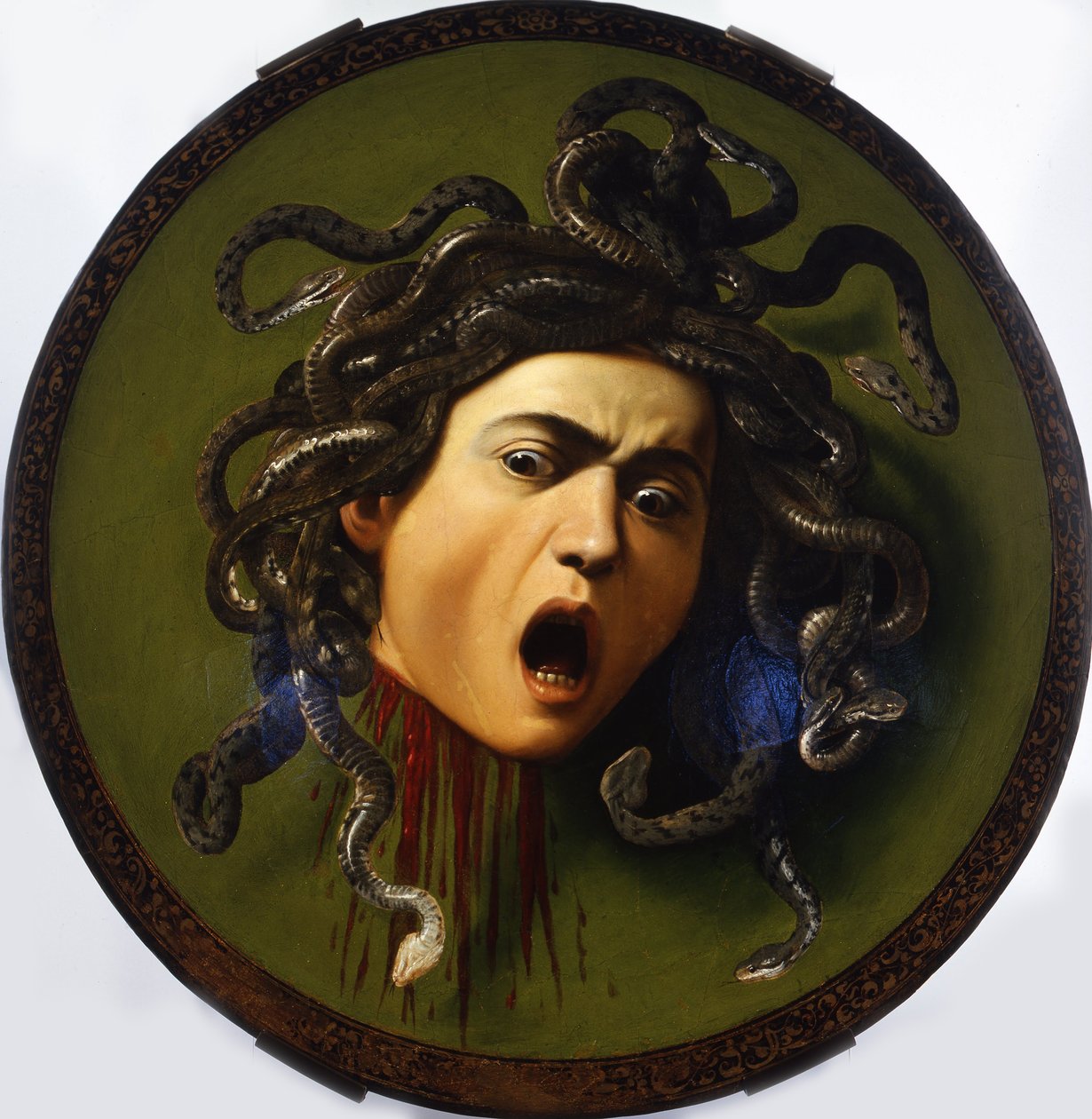 Medúza, 1596-1598 od Michelangelo Merisi Caravaggio