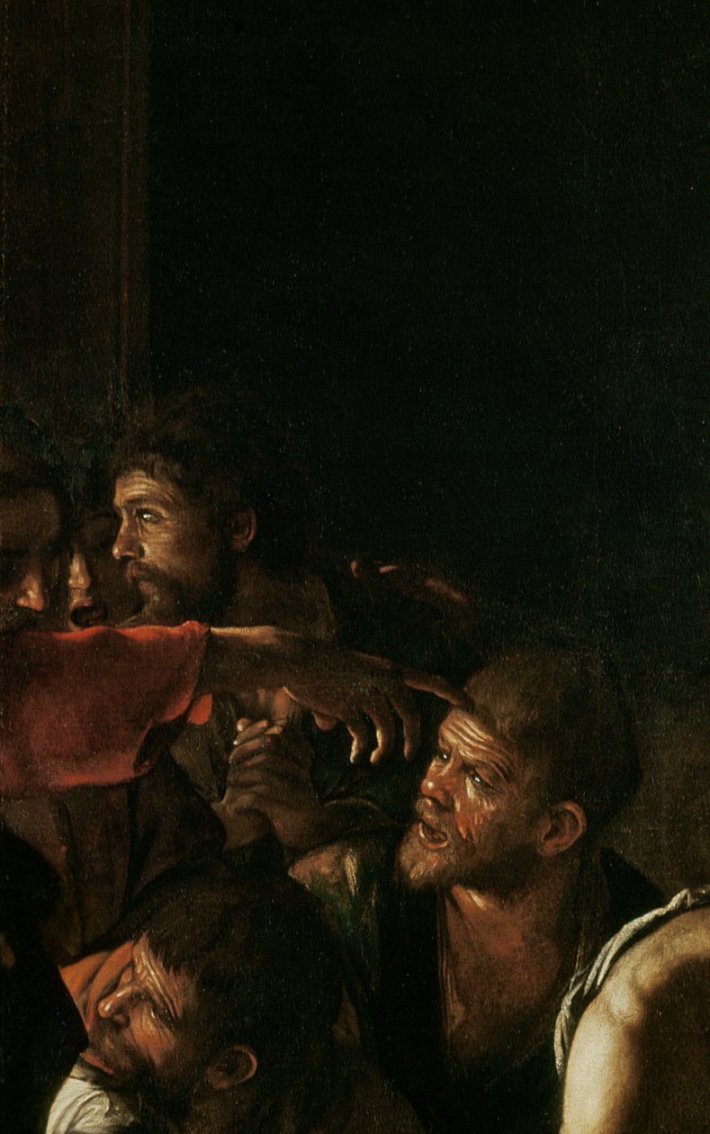 Vzkříšení Lazara (detail z 238777) od Michelangelo Merisi Caravaggio