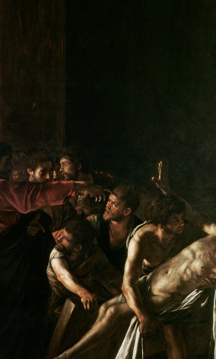 Vzkříšení Lazara (detail z 238777) od Michelangelo Merisi Caravaggio