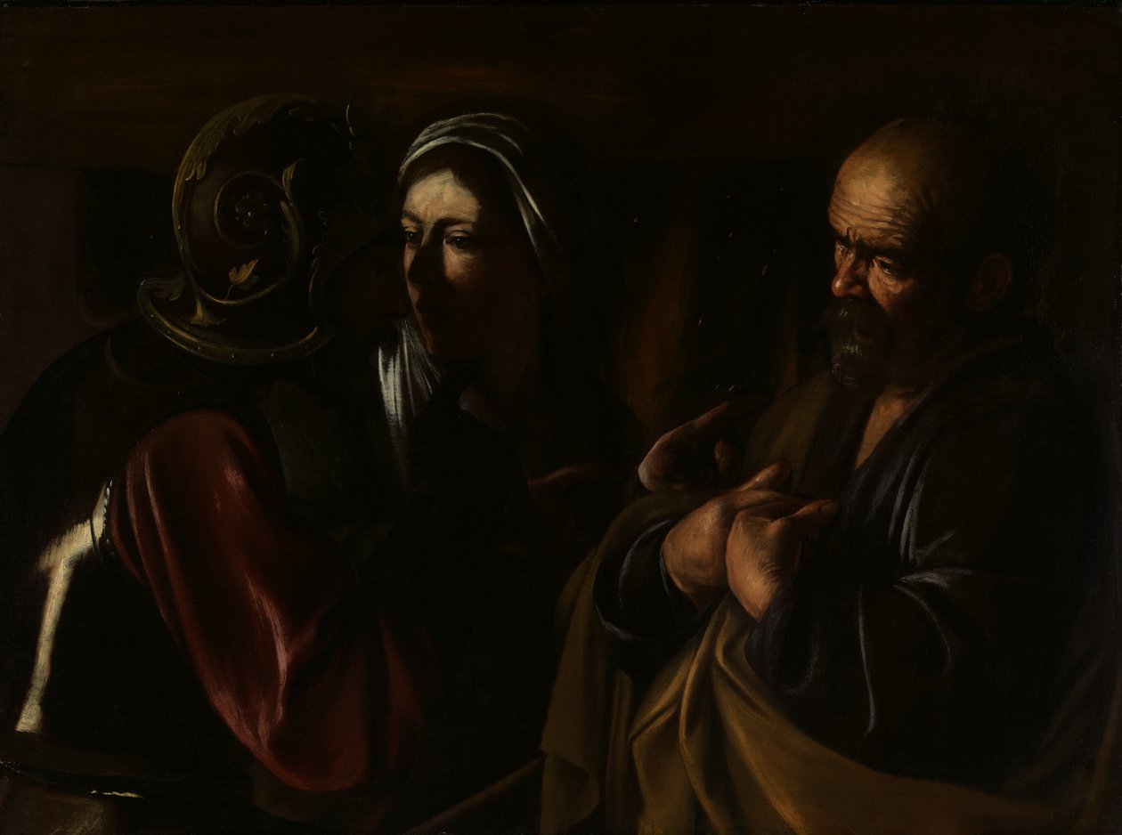 Zapření svatého Petra, 1610. od Michelangelo Merisi Caravaggio