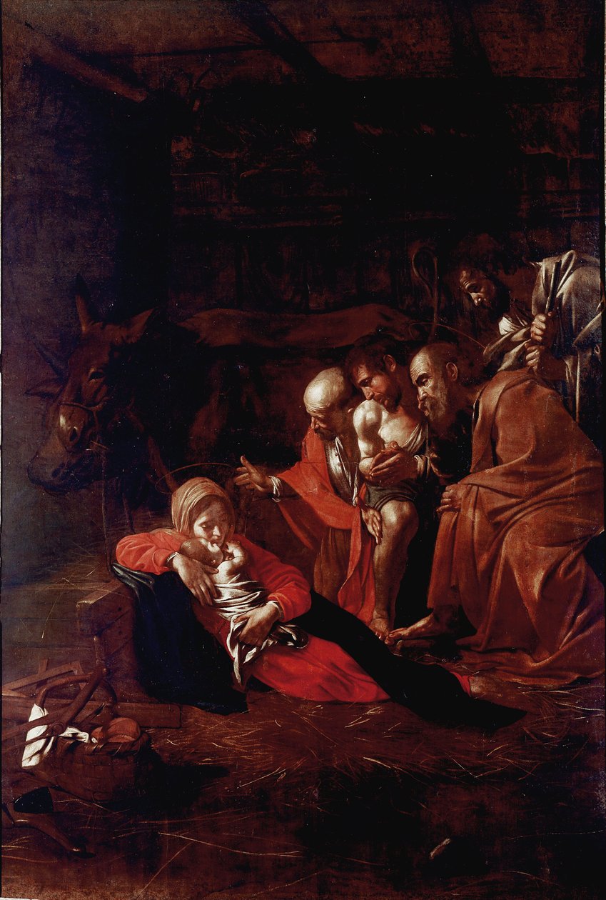 Obraz Klanění tří králů od Michelangela Merisi dit Il Caravaggio od Michelangelo Merisi da Caravaggio