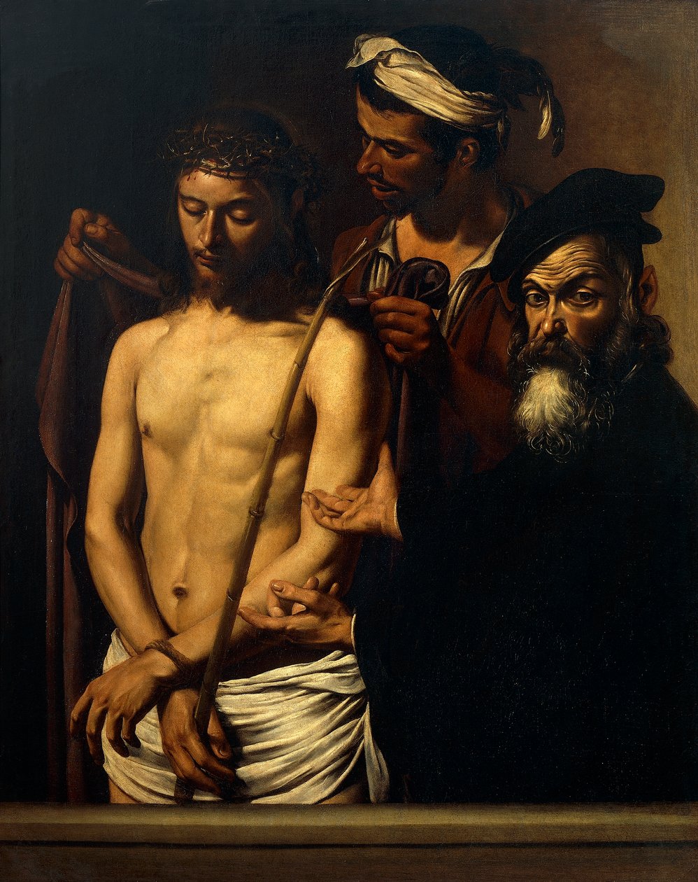 Ecce Homo, c.1605 (olej na plátně) od Michelangelo Merisi da Caravaggio