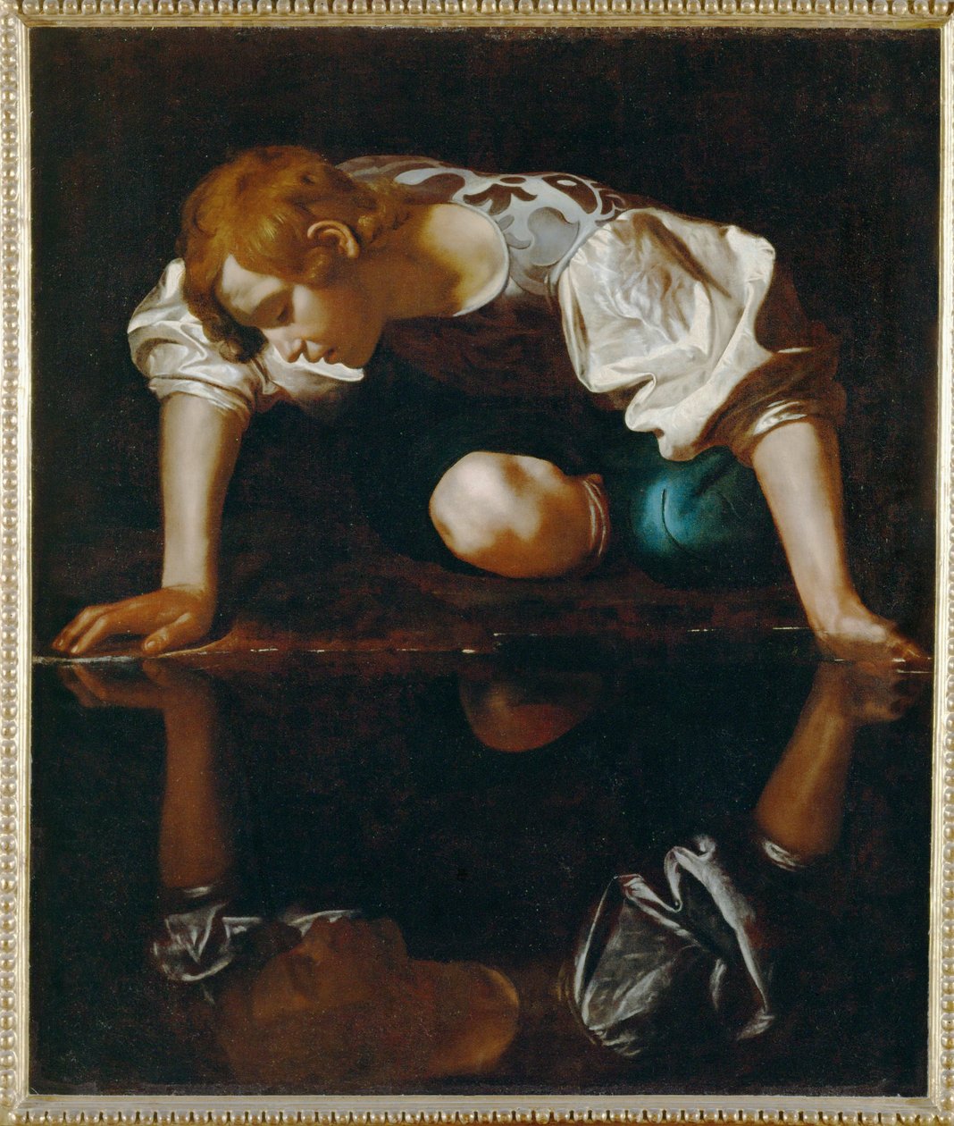 Narcis (olej na plátně) od Michelangelo Merisi da Caravaggio