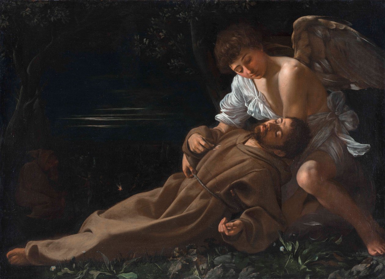 Svatý František z Assisi přijímá stigma od Michelangelo Merisi da Caravaggio