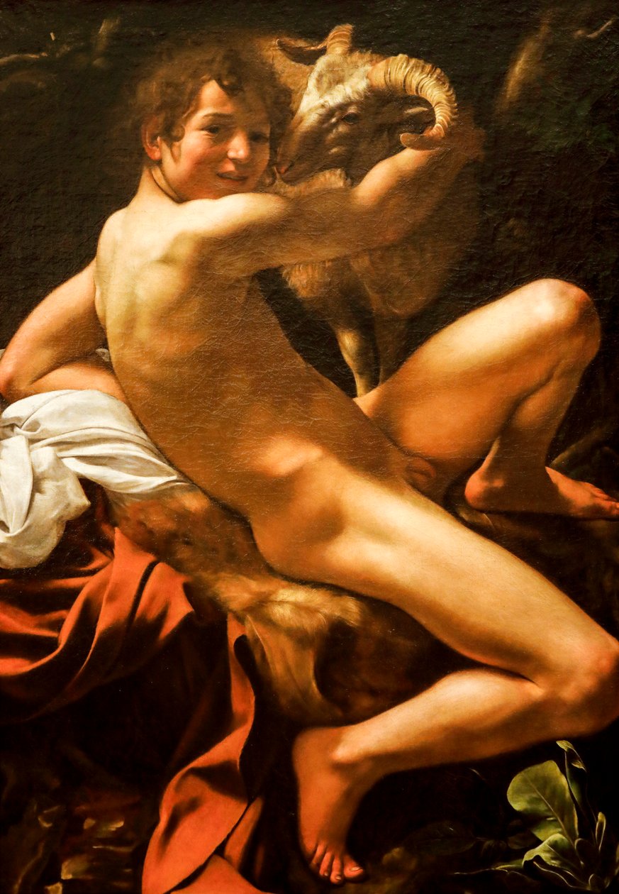 Svatý Jan Křtitel od Michelangelo Merisi da Caravaggio