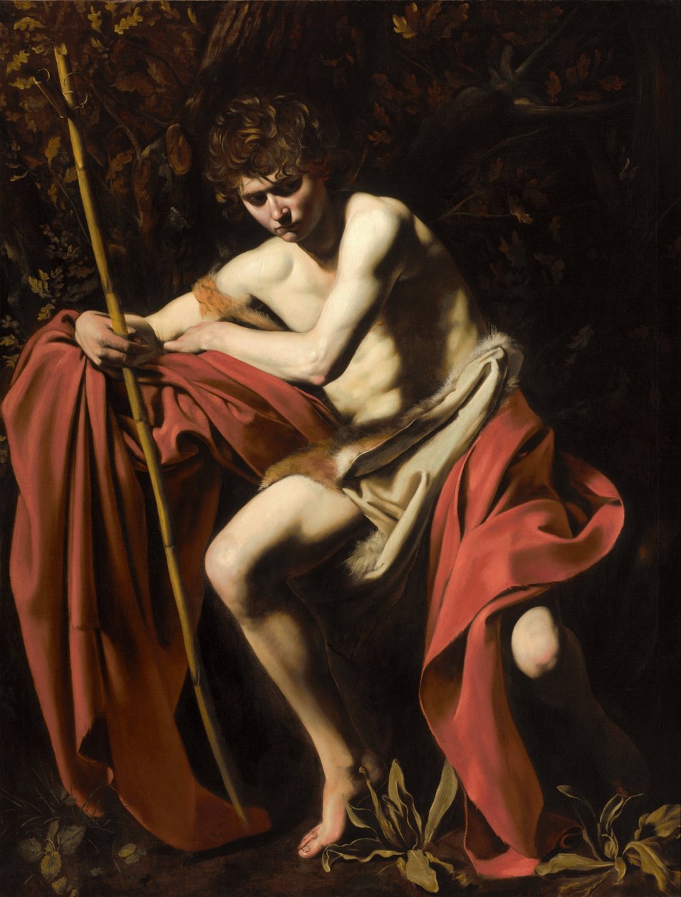Svatý Jan Křtitel na poušti od Michelangelo Merisi da Caravaggio