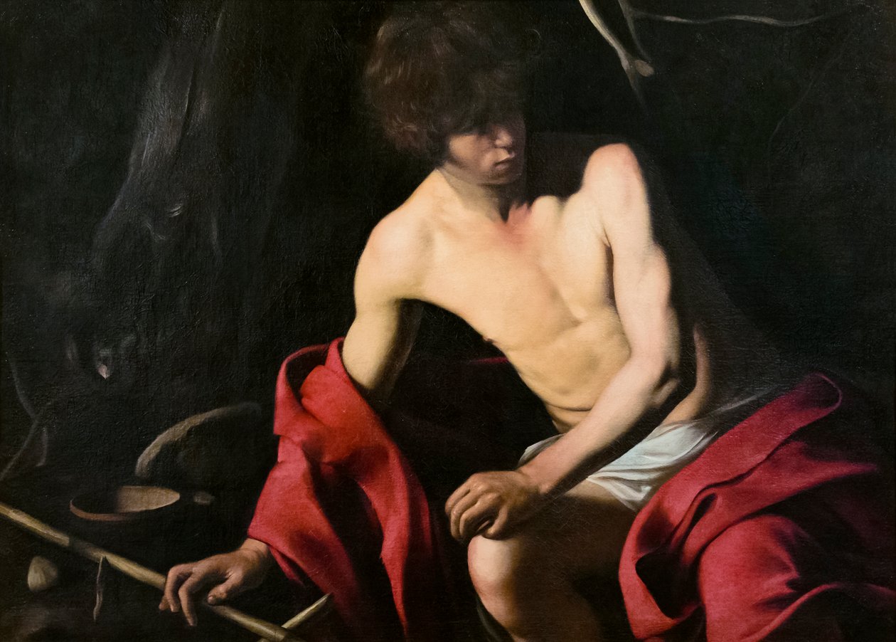 Svatý Jan Křtitel, kolem 1605 (olej na plátně) od Michelangelo Merisi da Caravaggio
