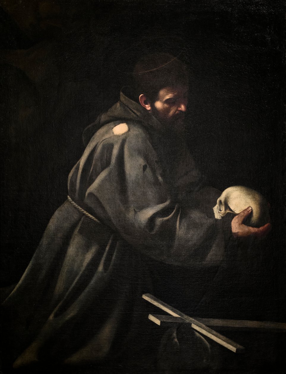 Svatý František v meditaci, c. 1606 (olej na plátně) od Michelangelo Merisi da Caravaggio