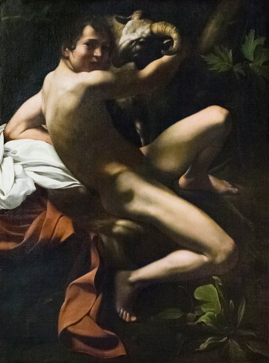 Svatý Jan Křtitel, Mládež s beranem od Michelangelo Merisi da Caravaggio