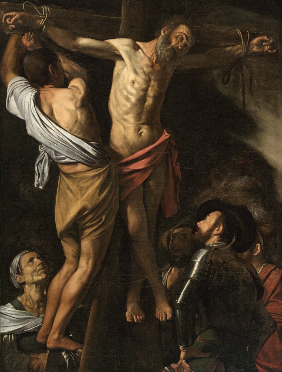 Ukřižování svatého Ondřeje, 1606-07 od Michelangelo Merisi da Caravaggio