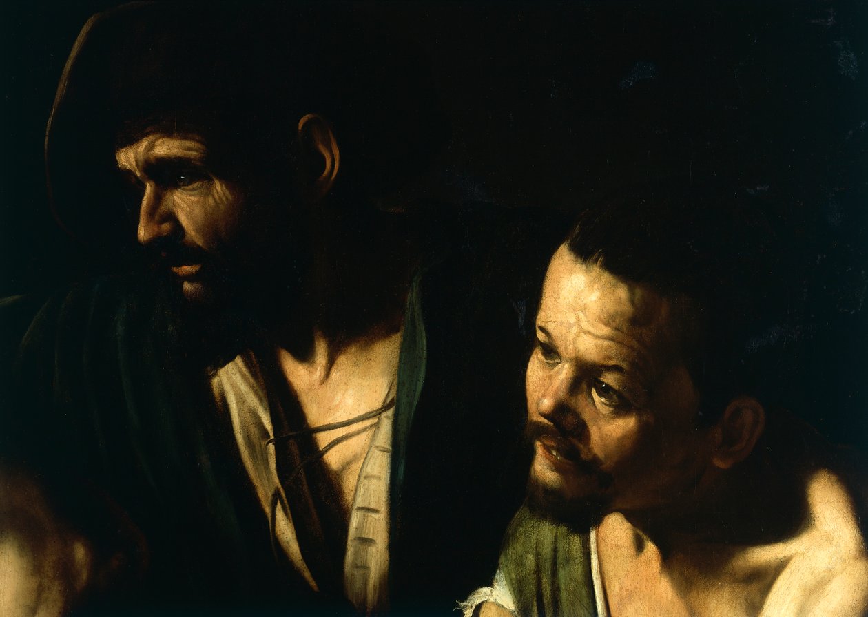 Bičování Krista, detail, cca 1606 (olej na plátně) od Michelangelo Merisi da Caravaggio
