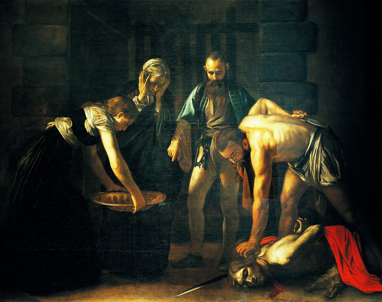 Stětí hlavy svatého Jana Křtitele od Michelangelo Merisi da Caravaggio