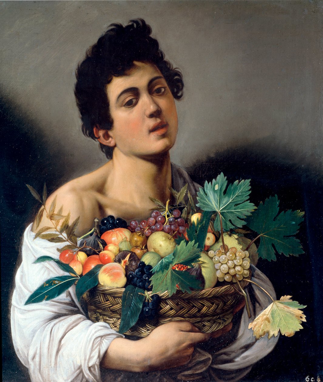 Prodejce ovoce (olej na plátně od Michelangelo Merisi da Caravaggio