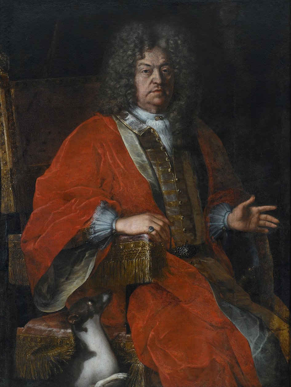 Portrét Jana Dobrogosta Krasinského 1639-1717 od Michelangelo Palloni
