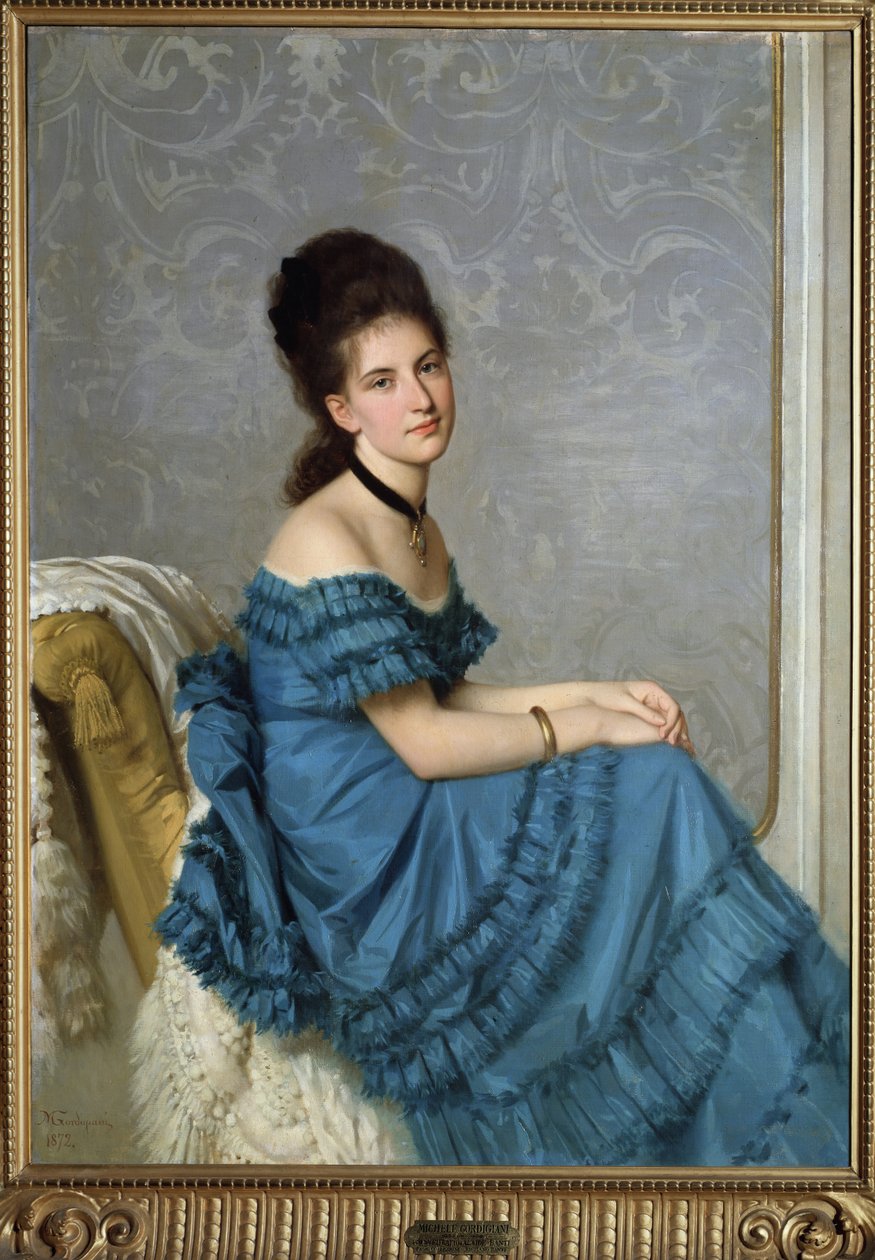 Portrét Alaide Banti, 1872 od Michele Gordigiani