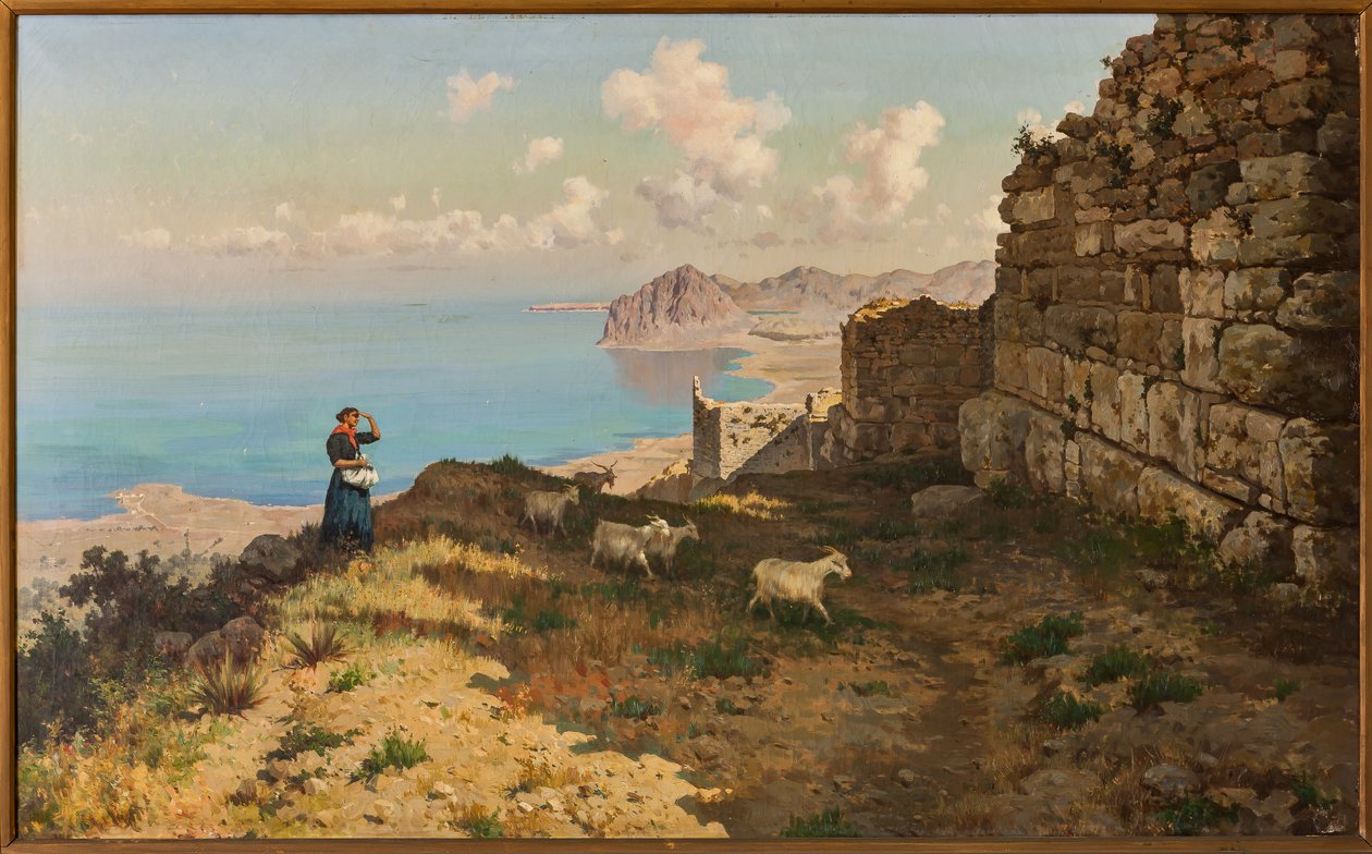 Kyklopské hradby hory Erice od Michele Cortegiani