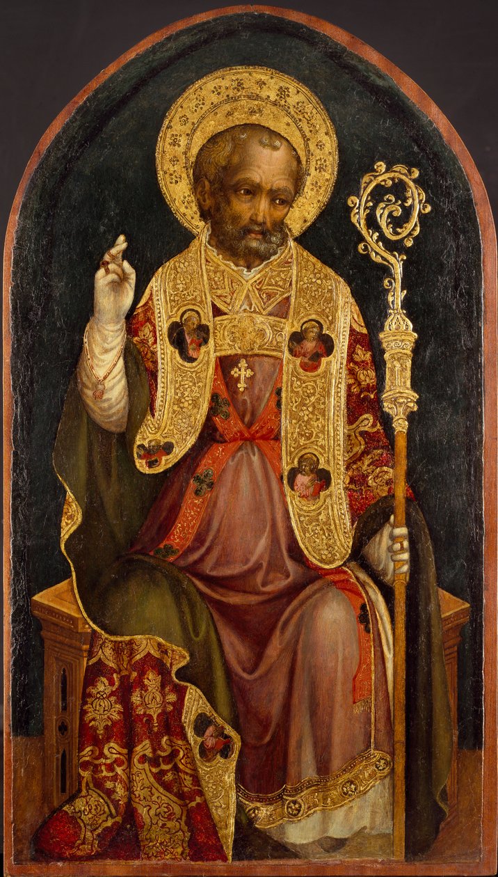 Svatý biskup, c1440 od Michele Giambono