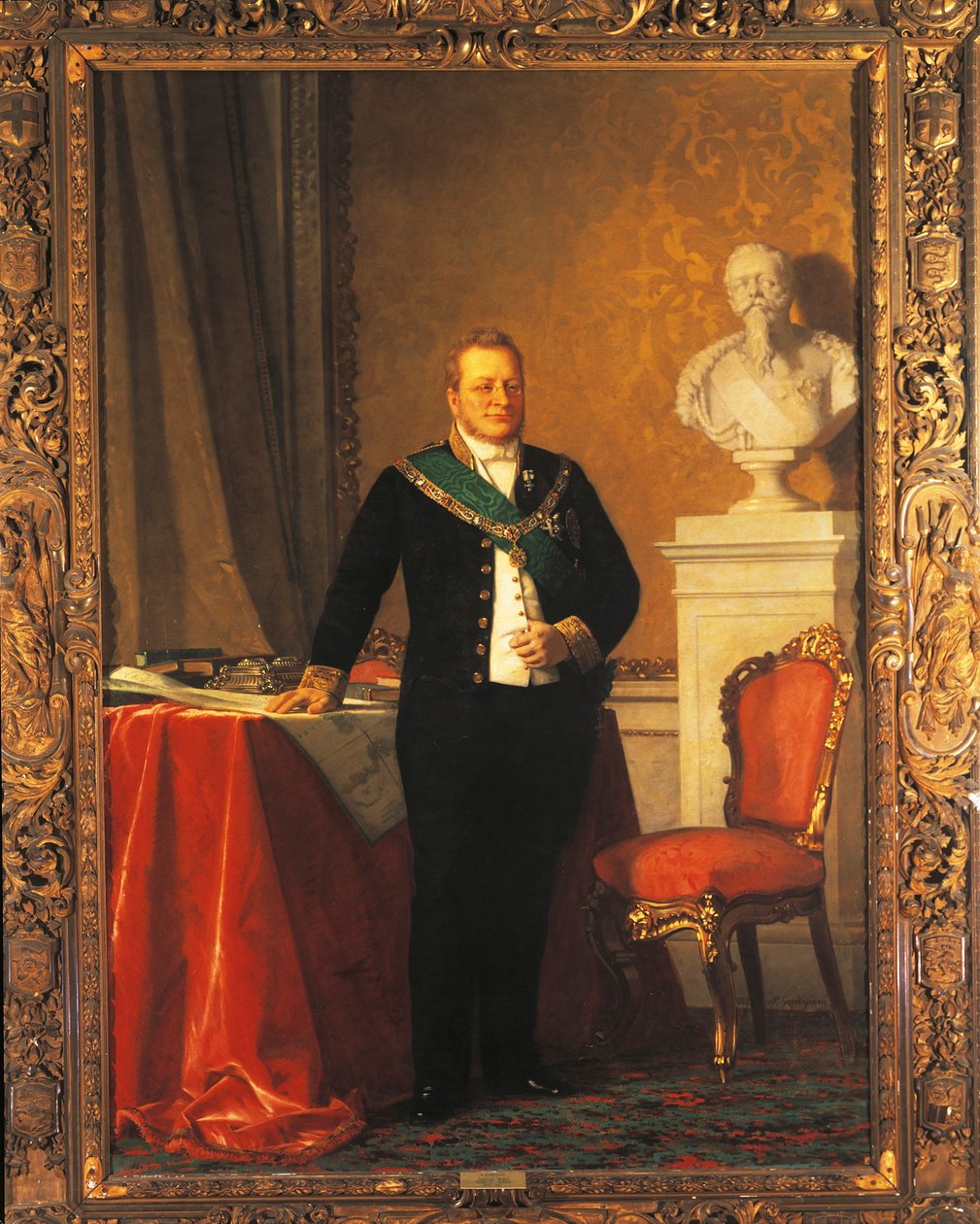 Portrét Camilla Benso, hraběte z Cavour (olej na plátně) od Michele Gordigiani