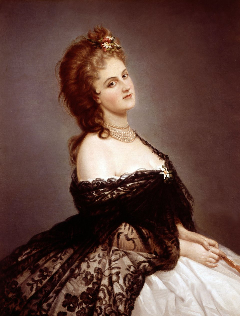 Virginia Oldoini, hraběnka z Castiglione, podle fotografie Pierra-Louise Piersona, 1862 od Michele Gordigiani