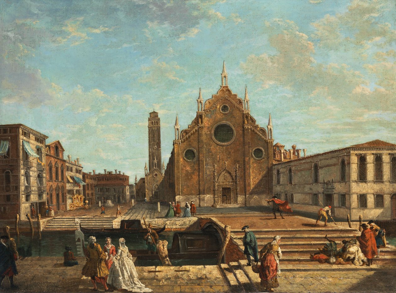 Michele Marieschi Campo dei Frari od Michele Marieschi
