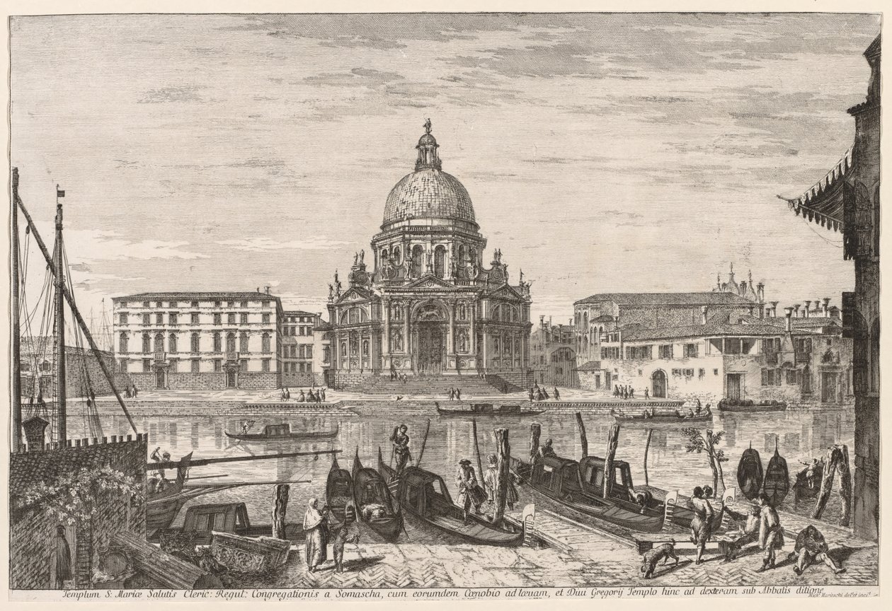 Pohledy na Benátky: S. M. Della Salute od Michele Marieschi