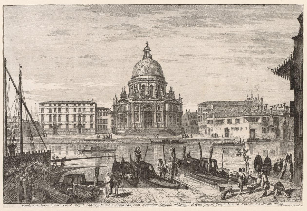 Pohledy na Benátky: S. M. Della Salute, 1741. od Michele Marieschi
