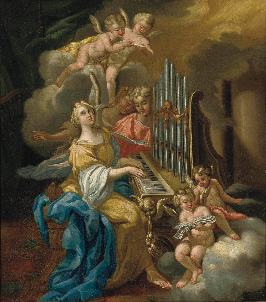 Svatá Cecílie od Michele Rocca