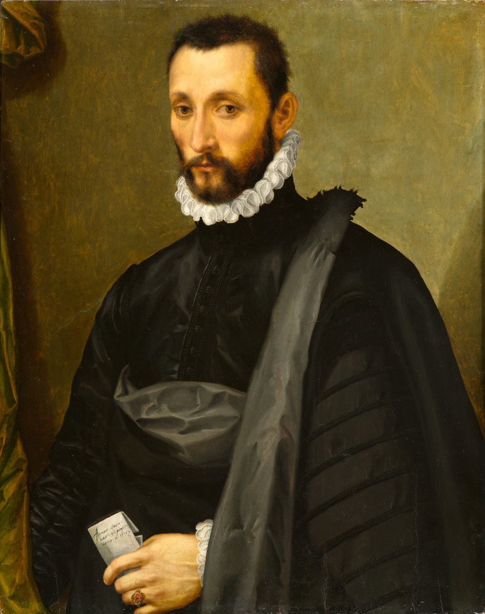 Portrét gentlemana, 1575 od Michele di Ridolfo Tosini