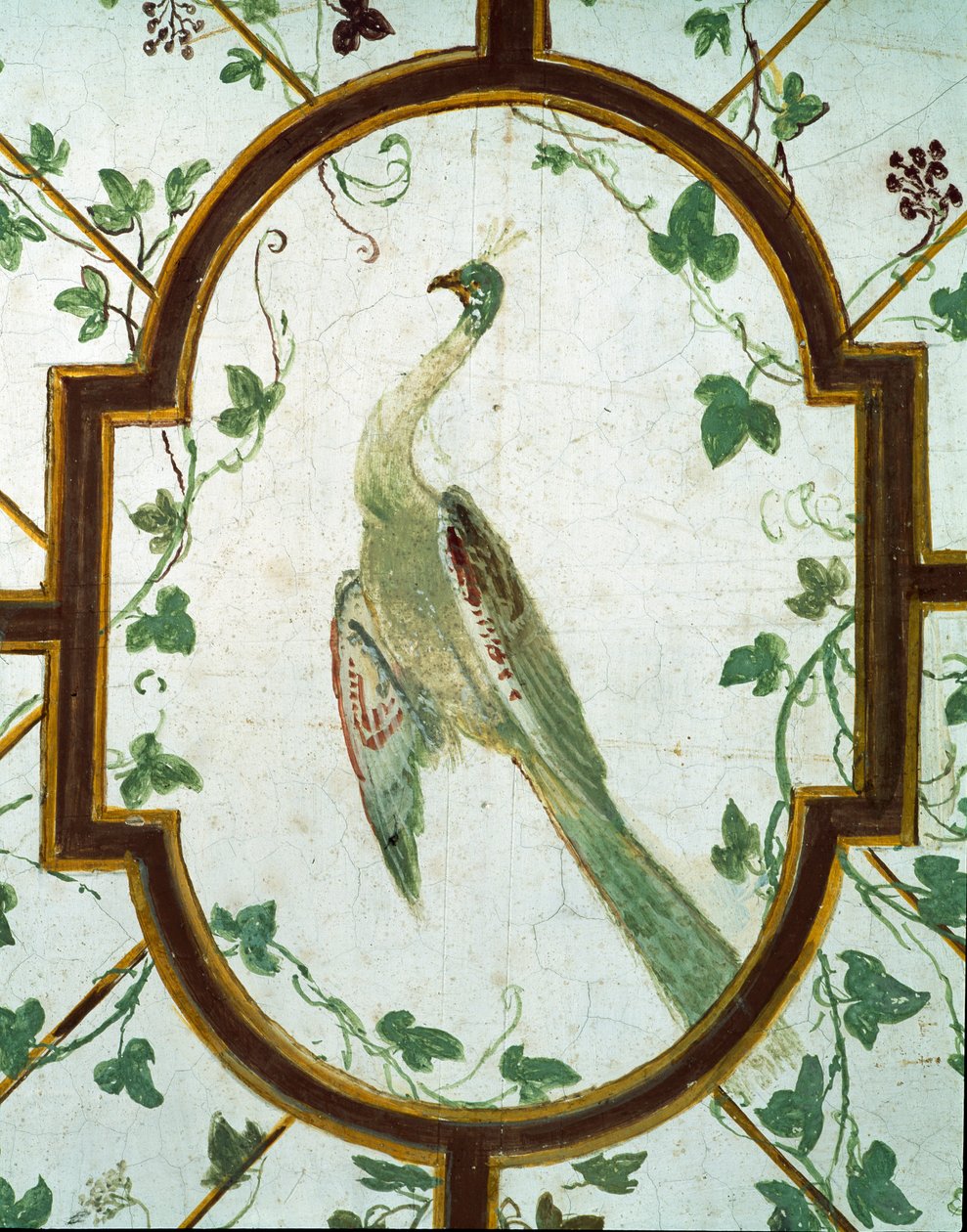 Detail stropu sklepa, foto Villa Medicea di Careggi od Michelozzo di Bartolommeo