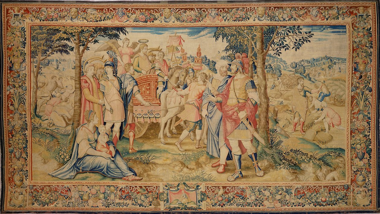 Joseph Vládce nad Egyptem (tapisérie) od Michiel I Coxcie