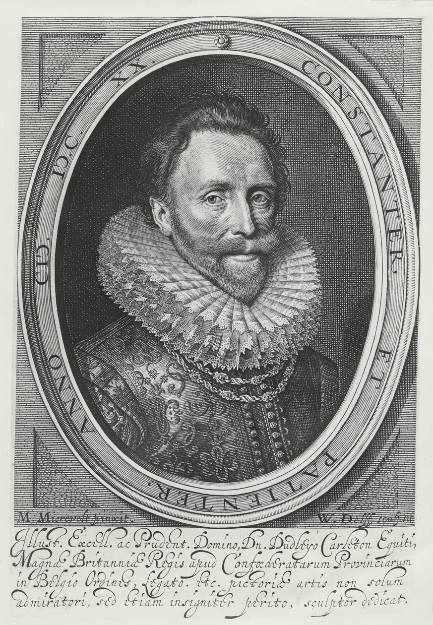 Dudley Carleton, první vikomt Dorchester, 1620 od Michiel Jansz van Mierevelt