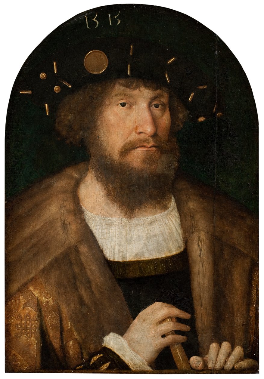Portrét dánského krále Kristiána II., 151415 od Michiel Sittow