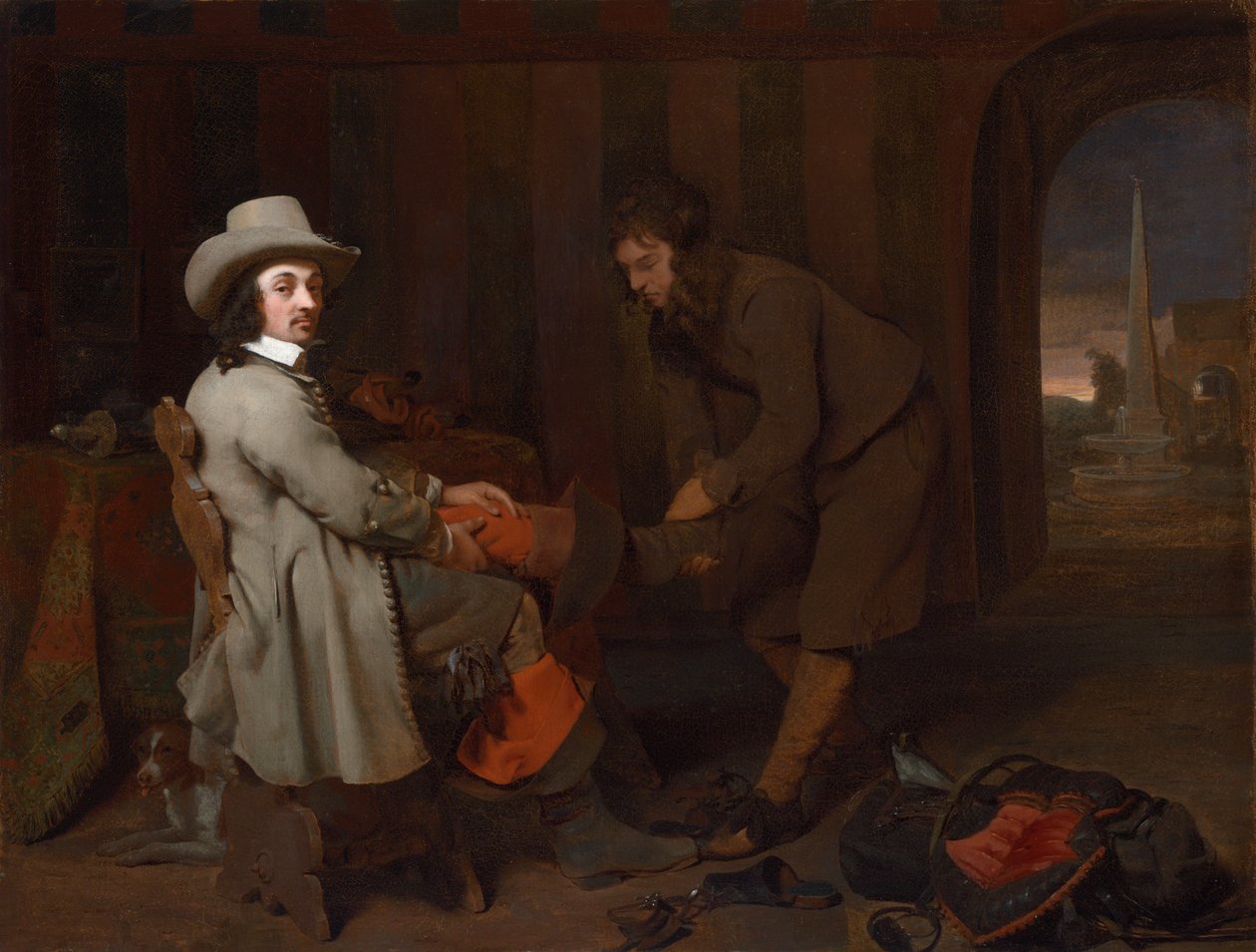 Anthonij de Bordes a jeho komorník od Michiel Sweerts