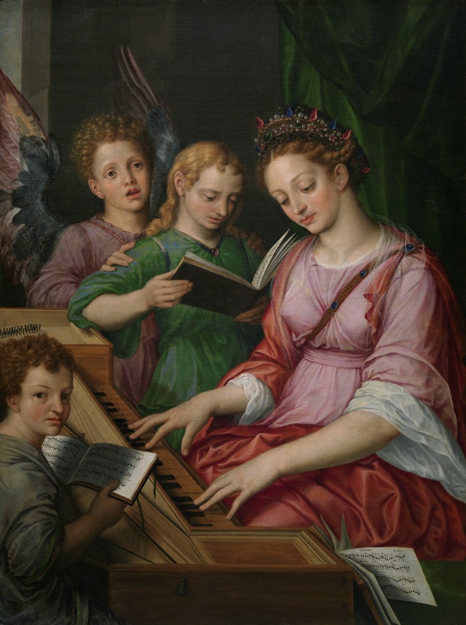 Svatá Cecílie od Michiel Coxie