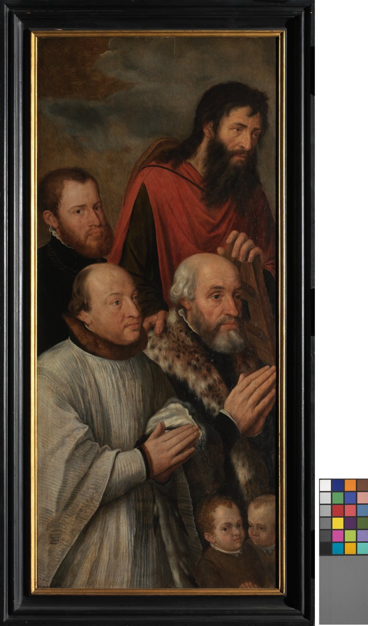 Detail Triumph of Christ (olej na panelu) od Michiel I Coxie or Coxcie