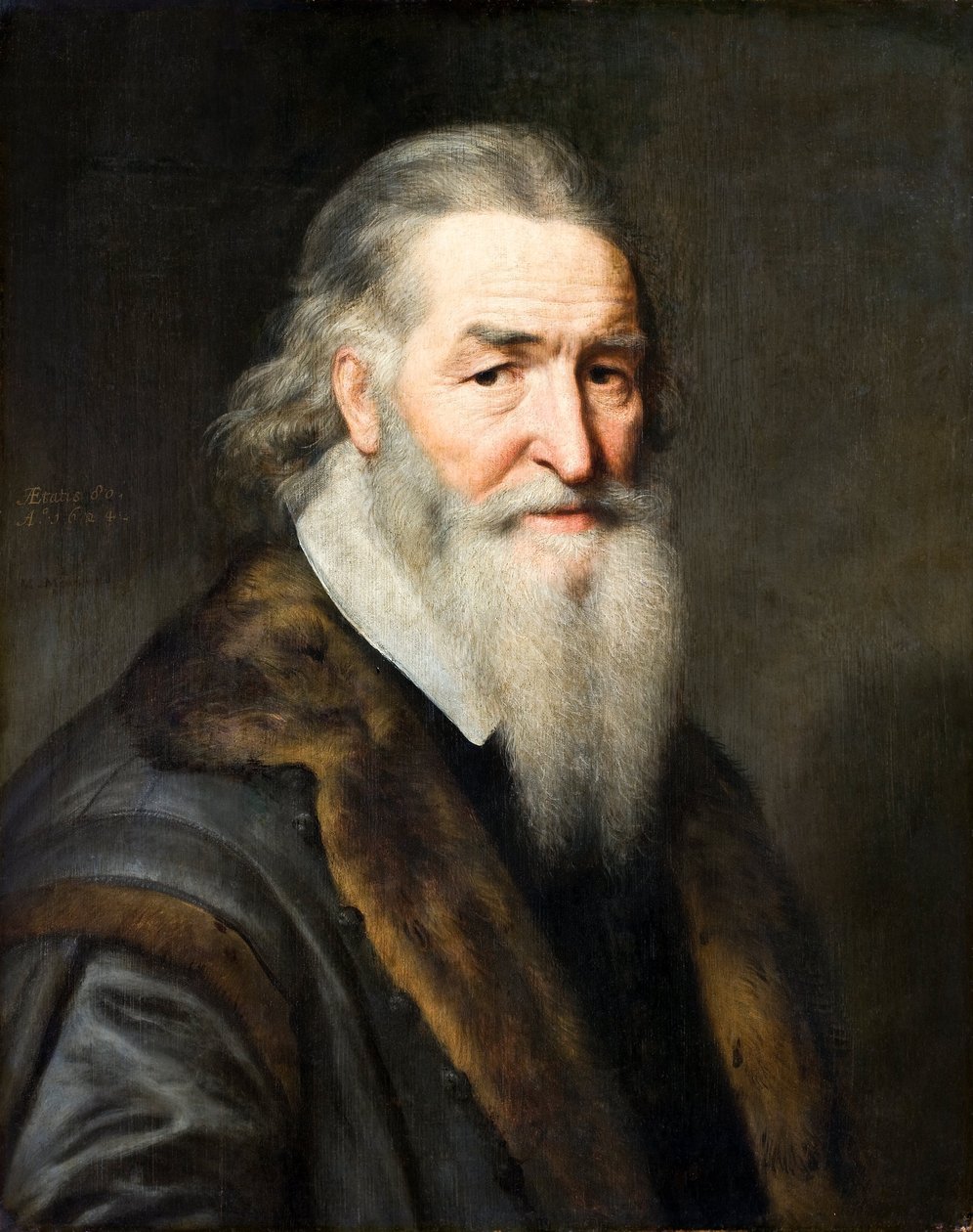 Portrét osmdesátiletého staříka, 1624 od Michiel Jansz van Miereveld