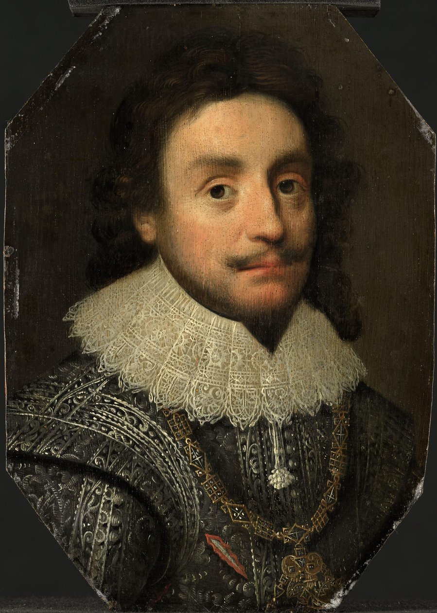 Portrét Fridricha V. (1596-1632), falckého kurfiřta od Michiel Jansz van Mierevelt (copy after)