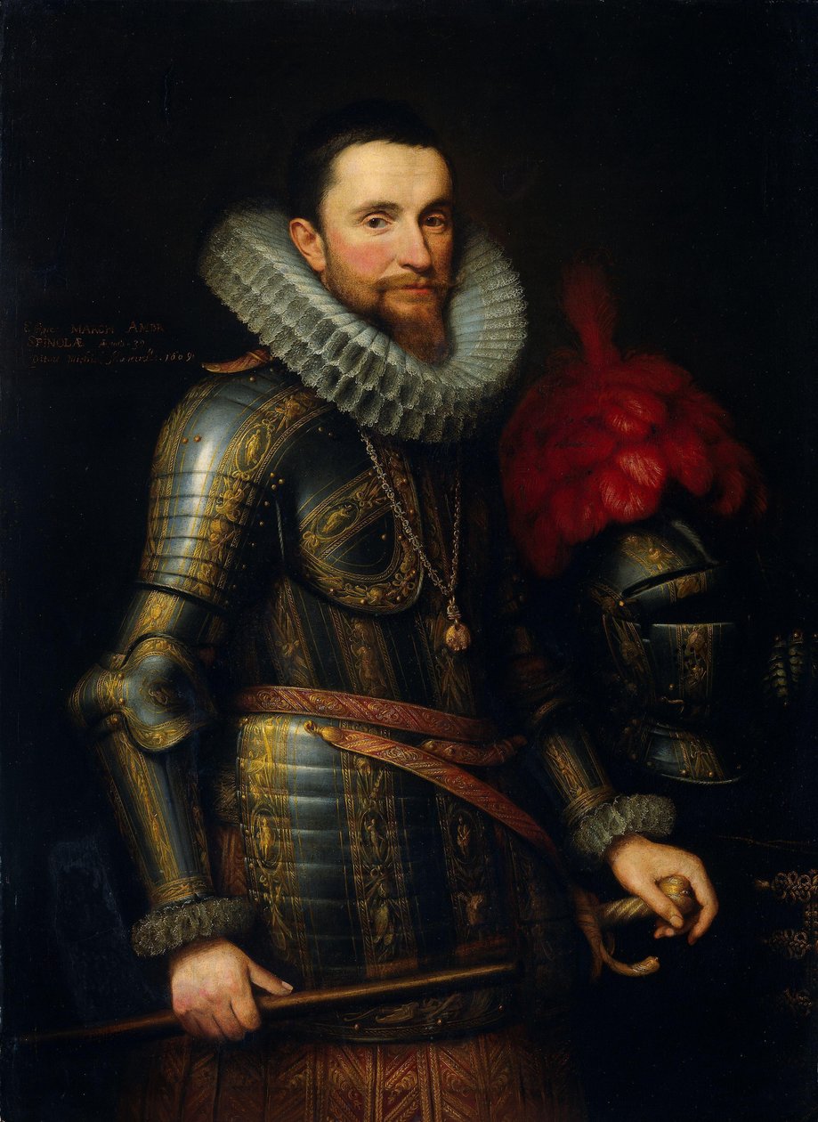 Portrét Ambrogia Spinoly Portrét Ambrogia Spinoly (1569-1630) od Michiel Jansz van Mierevelt (signed by artist)