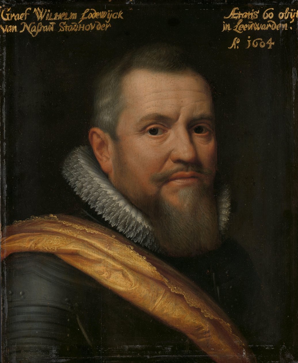 Portrét hraběte Williama-Louise z Nassau, v západofríštině přezdívaného Náš otec od Michiel Jansz van Mierevelt (workshop of)