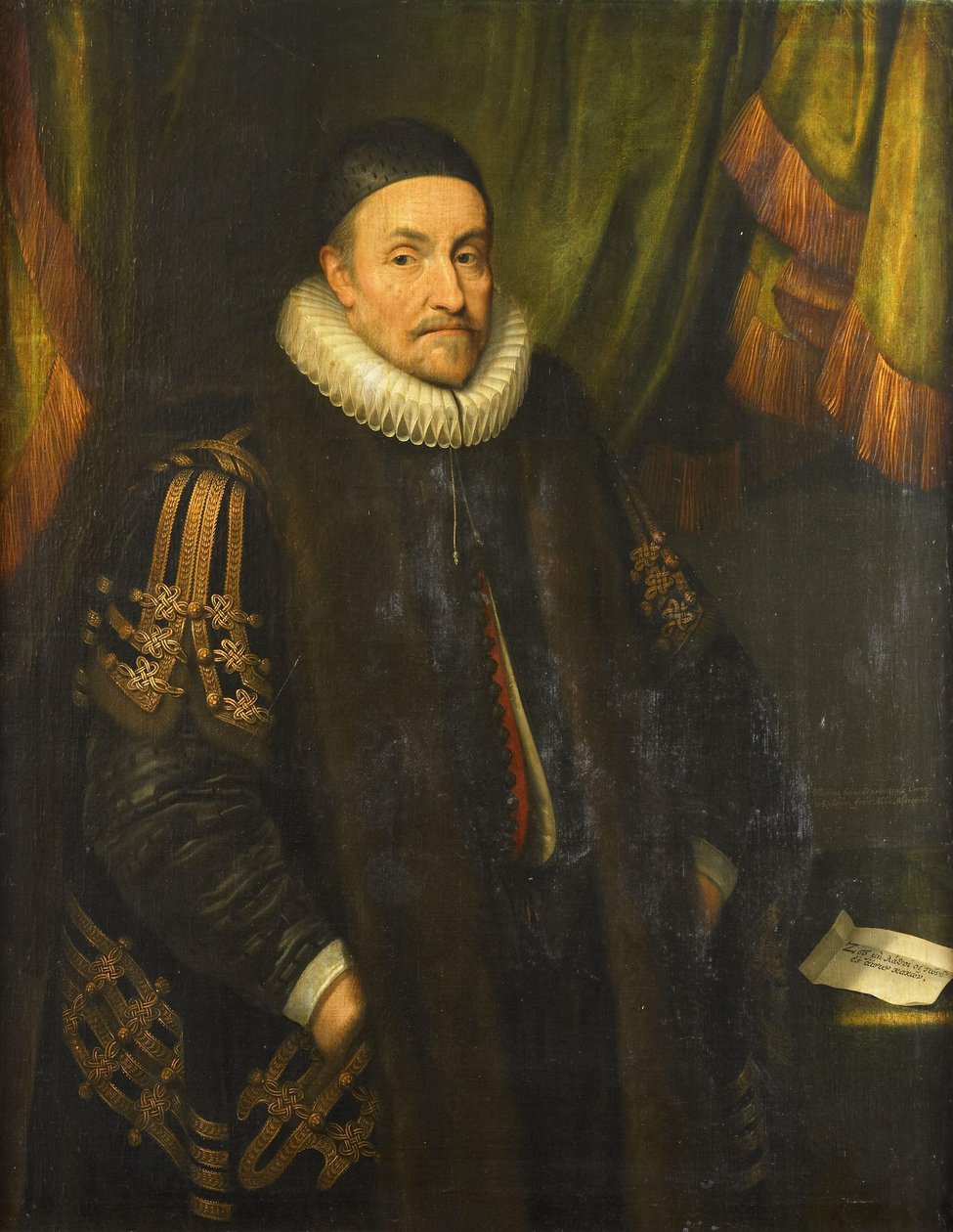 Portrét Willema I. (1533-84), prince Oranžského, zvaného Vilém Tichý od Michiel Jansz van Mierevelt (workshop of)