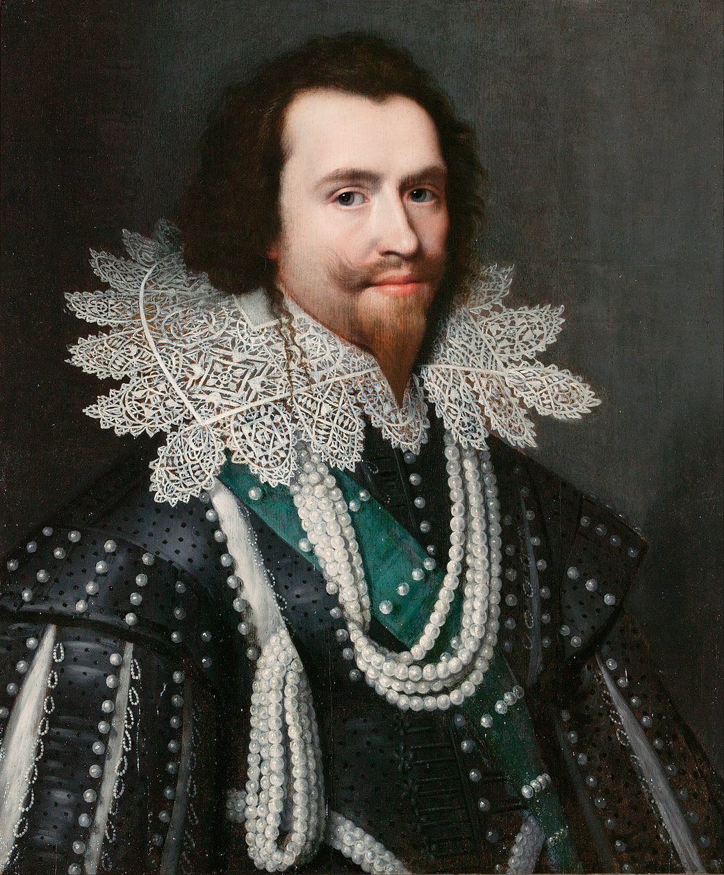 George Villiers, 1. vévoda z Buckinghamu 1592-1628, 1625-1626 od Michiel Jansz van Mierevelt