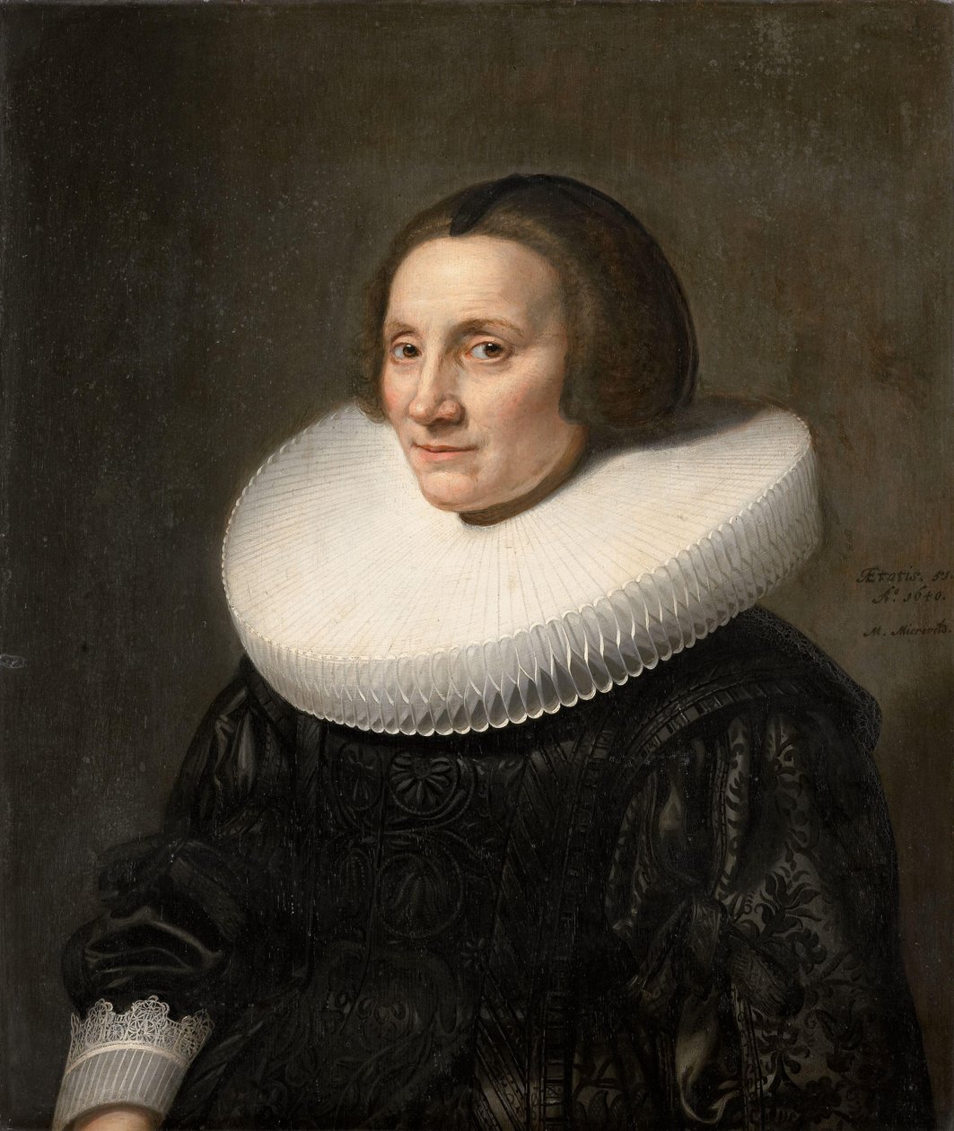 Portrét Caecilia van Beresteyn (1589-1661) od Michiel Jansz van Mierevelt