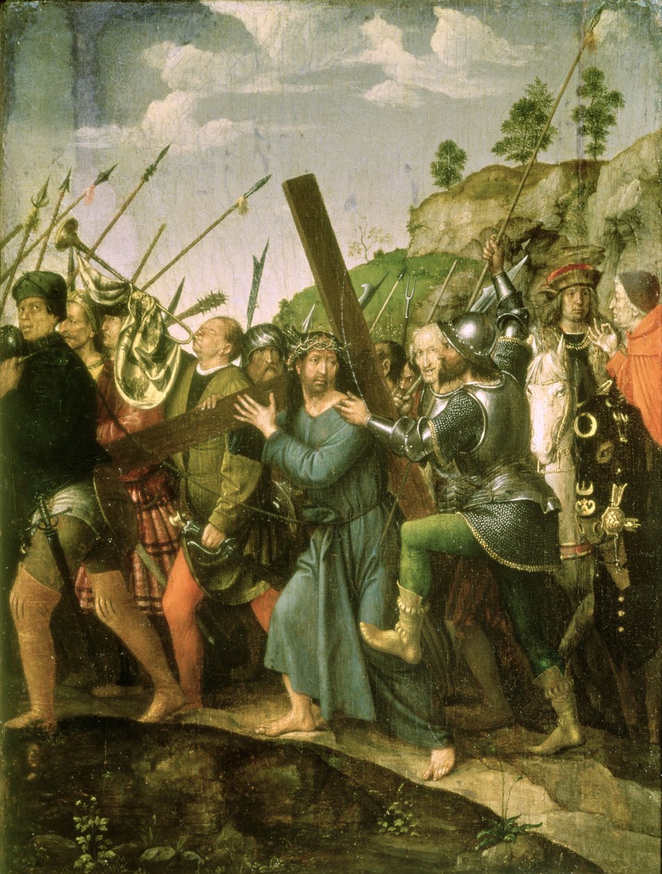 Kristus nesoucí kříž od Michiel Sittow