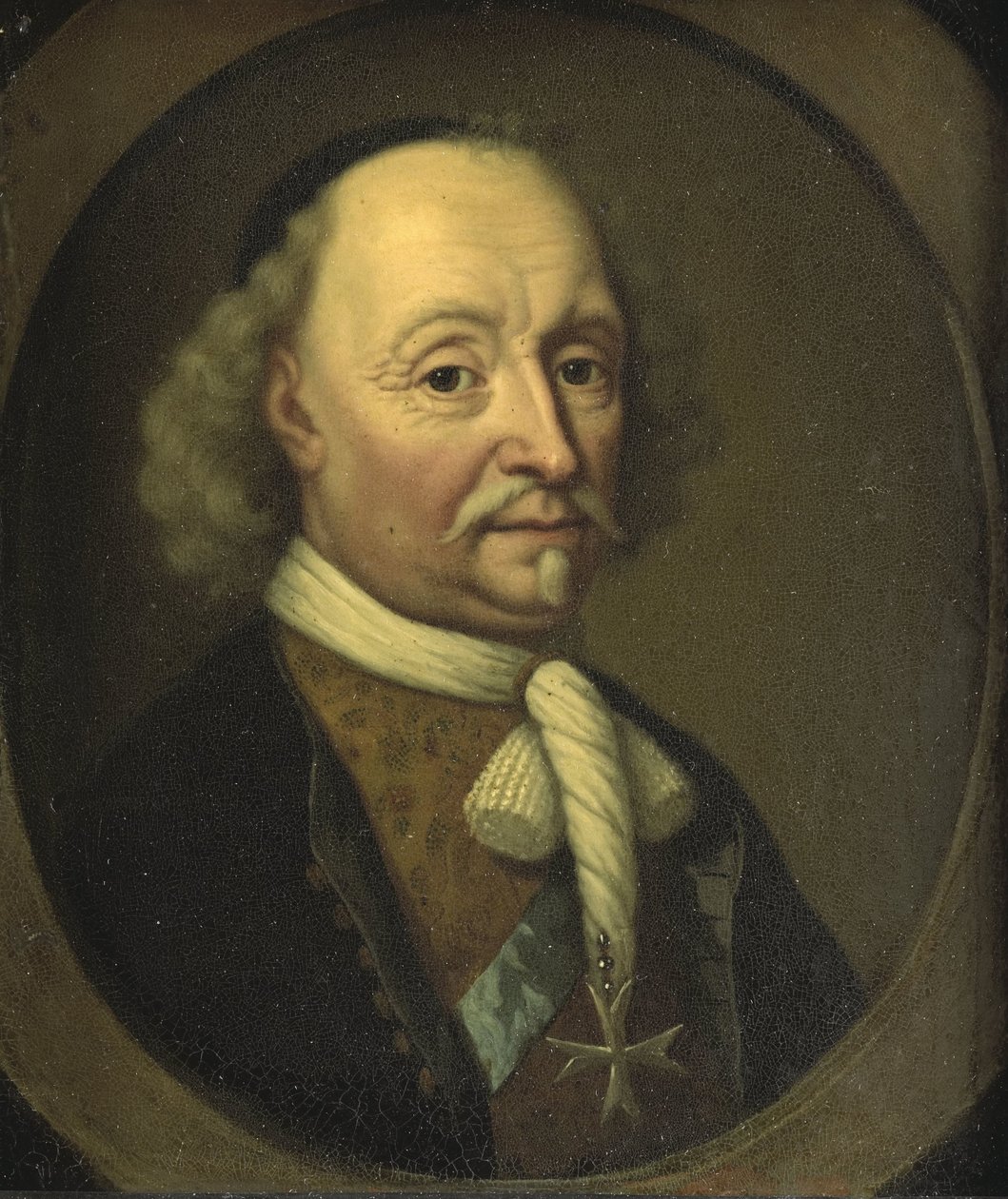 Portrét Johana Mauritse (1604-79), hraběte z Nassau-Siegen a guvernéra Brazílie od Michiel van Musscher