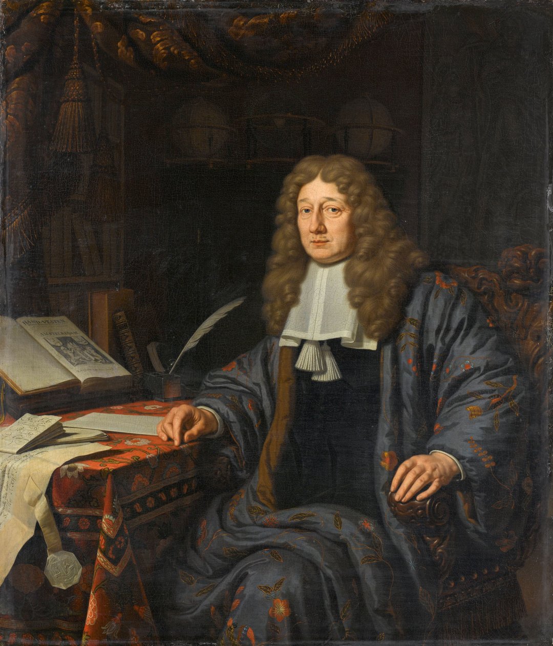 Portrét Johna Huddeho (1628-1704), starosty Amsterdamu od Michiel van Musscher