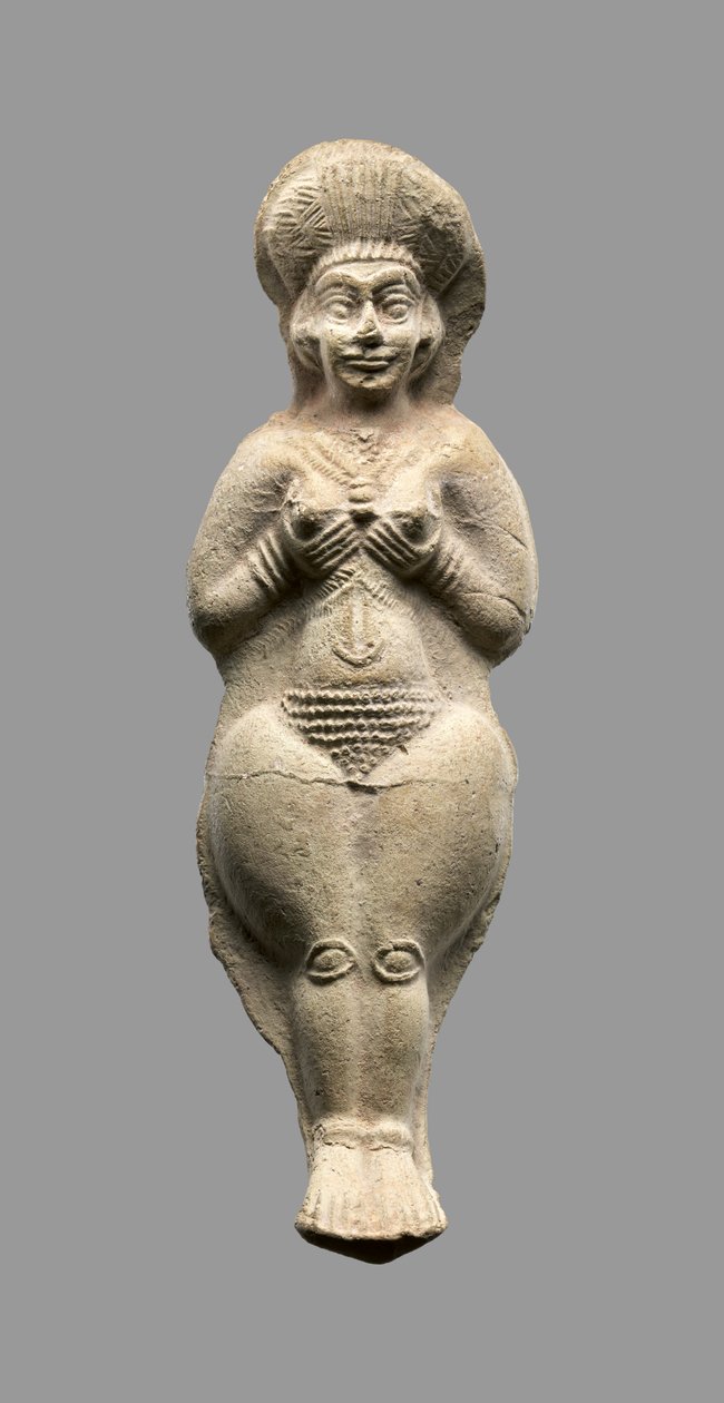 Ženská postava, střední Elamit, cca 1500–1100 př. n. l. (keramika) od Middle Elamite Period