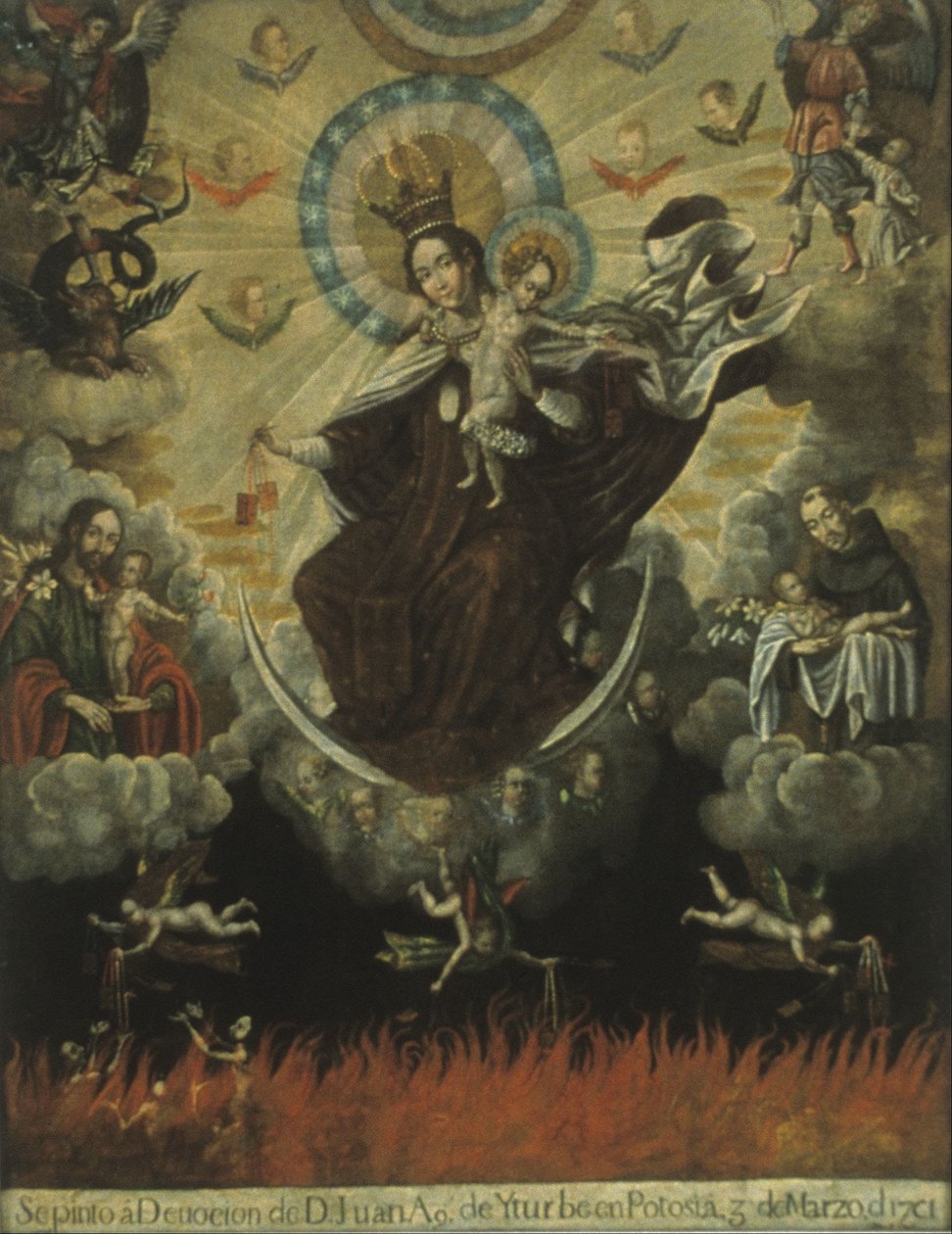 Panna Carmen od Miguel Gaspar De Berrío