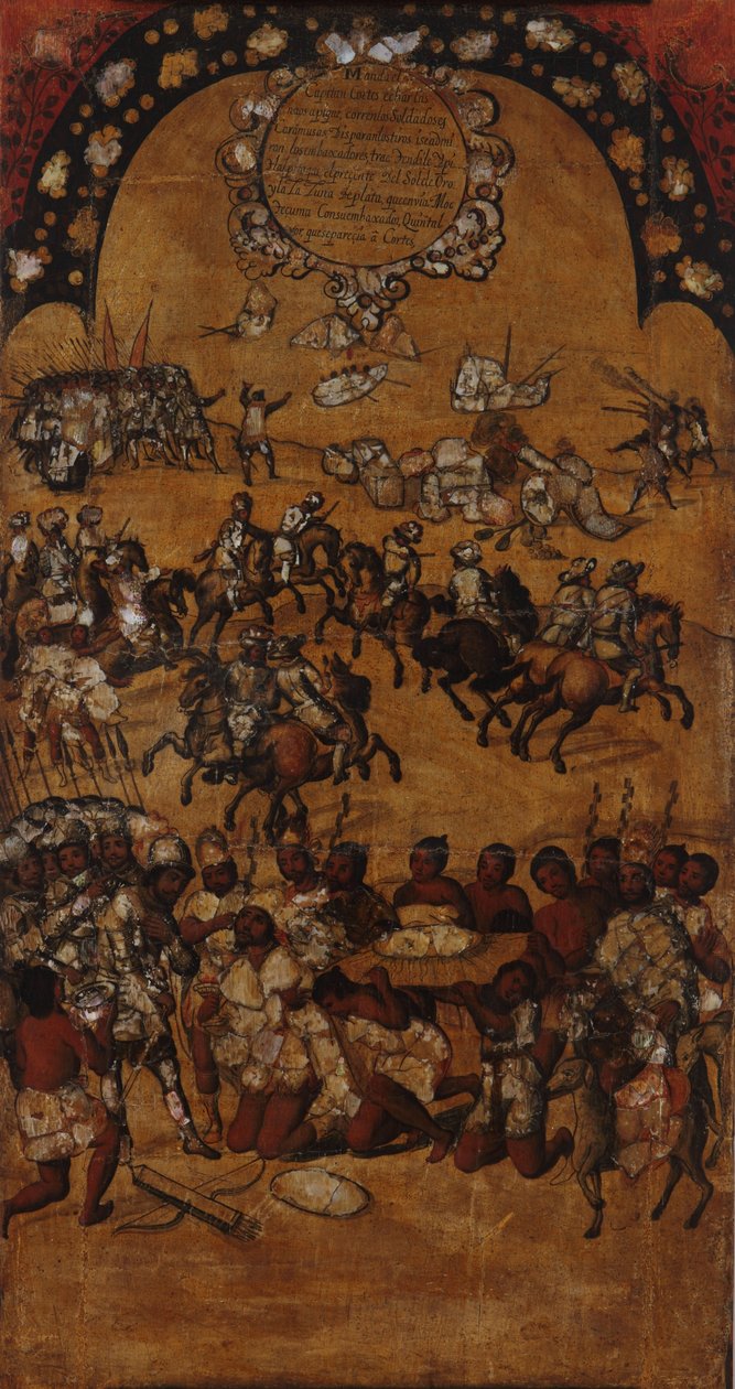 Dobytí Mexika. Tabulka II od Miguel Gonzales