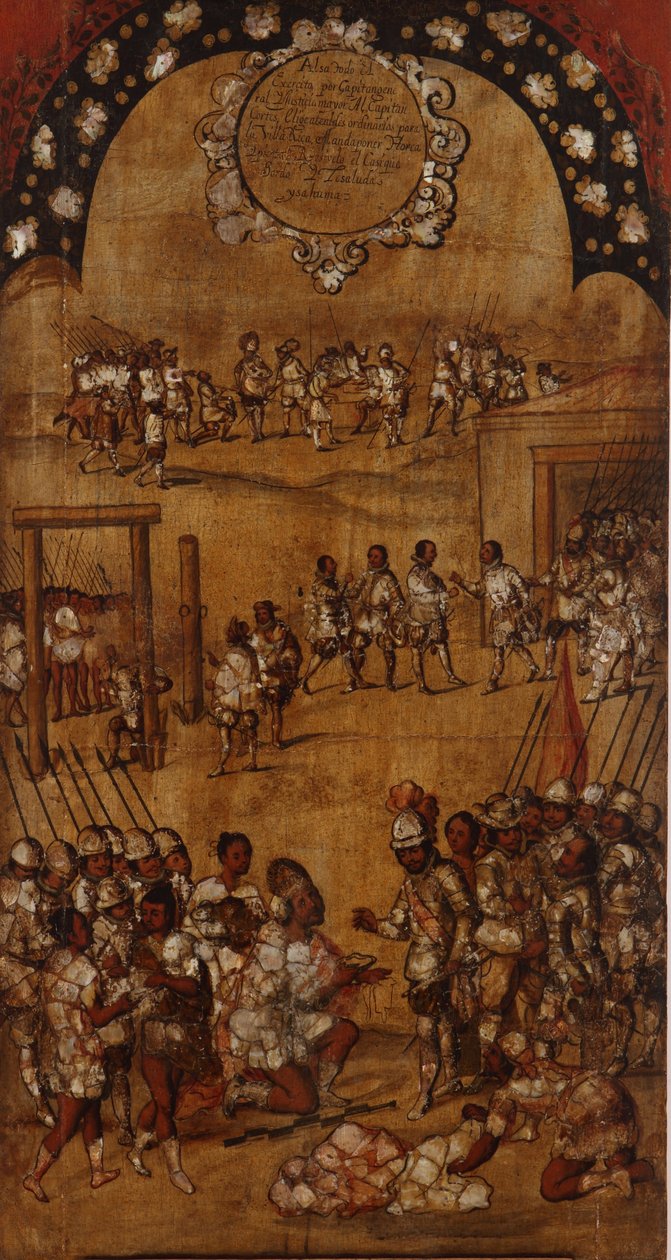 Dobytí Mexika. Tabulka III od Miguel Gonzales