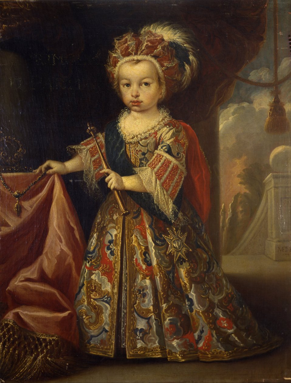 Luis I, španělský princ od Miguel Jacinto Meléndez